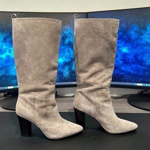 Treasure and Bond Block Heel Gray Mid Calf Women's Boots